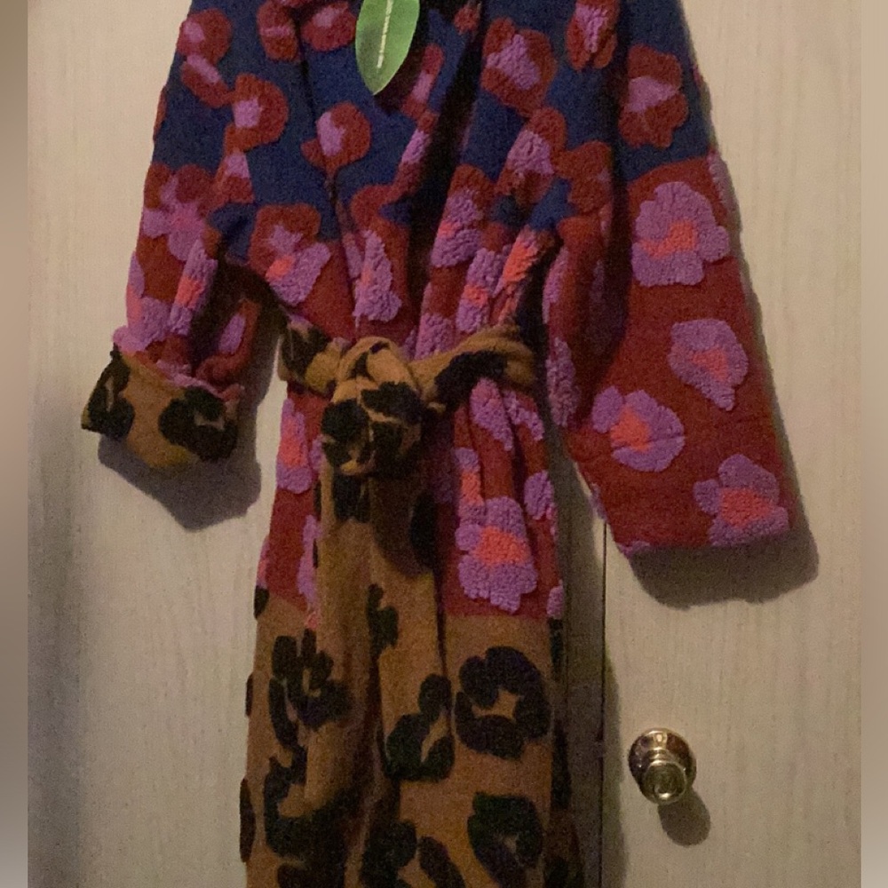 Farm Rio fleece coat Animal print